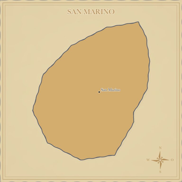 Landkarte San Marino