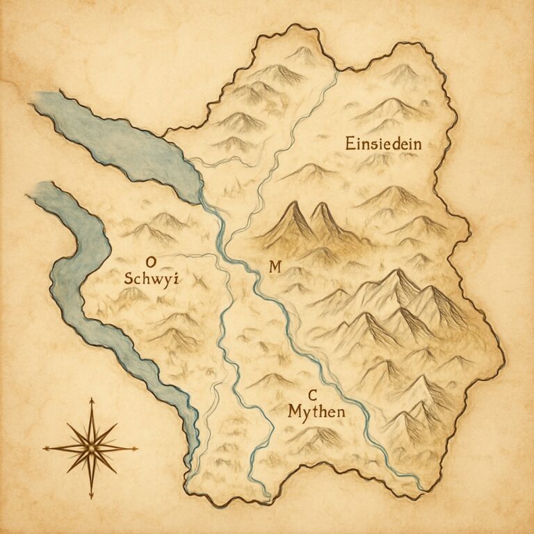 Landkarte Schwyz