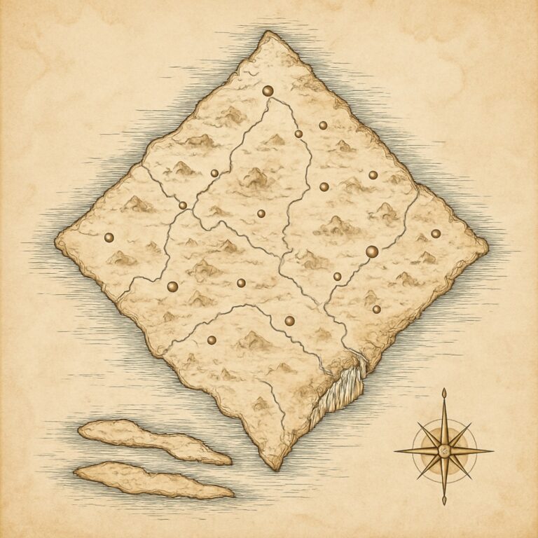 Landkarte Seeland