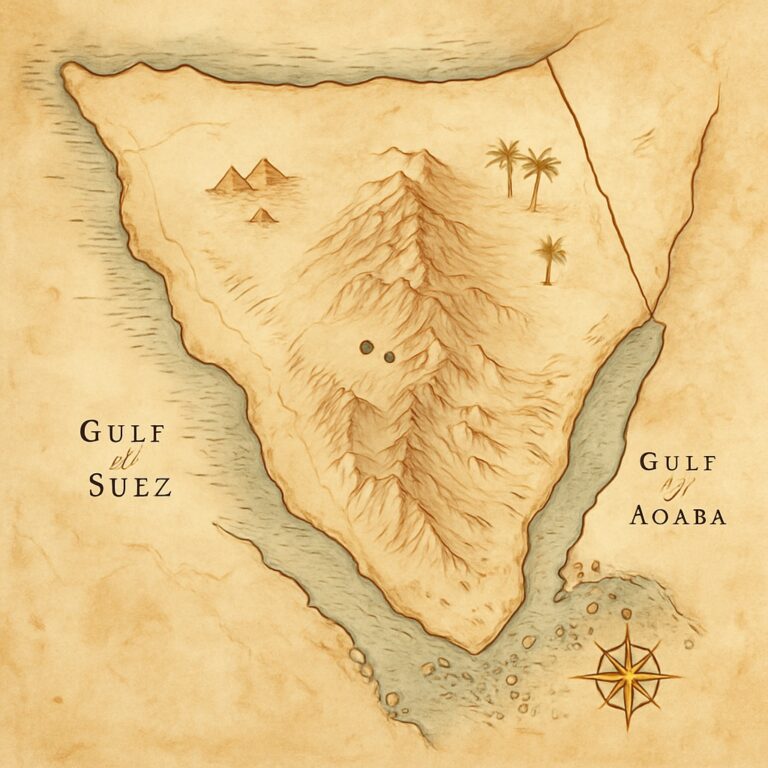 Landkarte Sinai