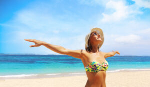 Strand Urlaub Frau