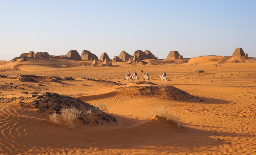 Pyramiden bei Meroe, Sudan