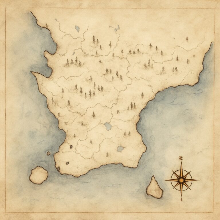 Landkarte Südschweden (Skåne)
