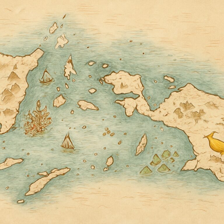 Landkarte Sulawesi, Molukken & Papua