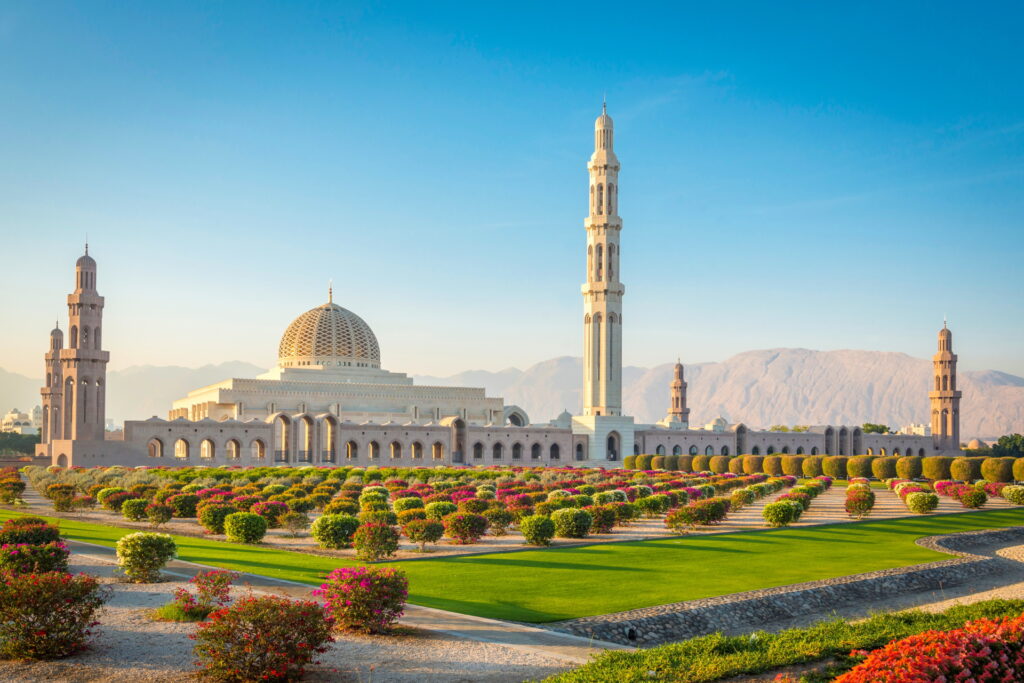 Sultan Qaboos Moschee in Maskat
