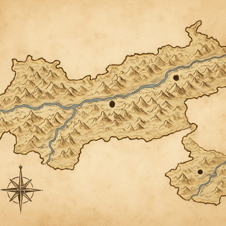 Landkarte Tirol