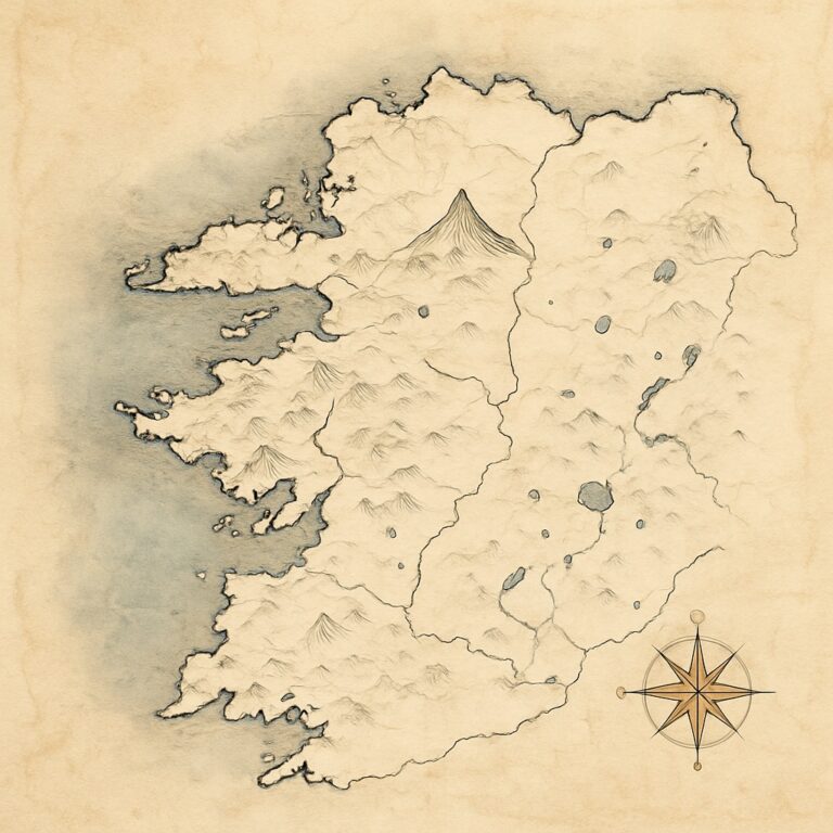 Landkarte Ulster (irischer Teil)