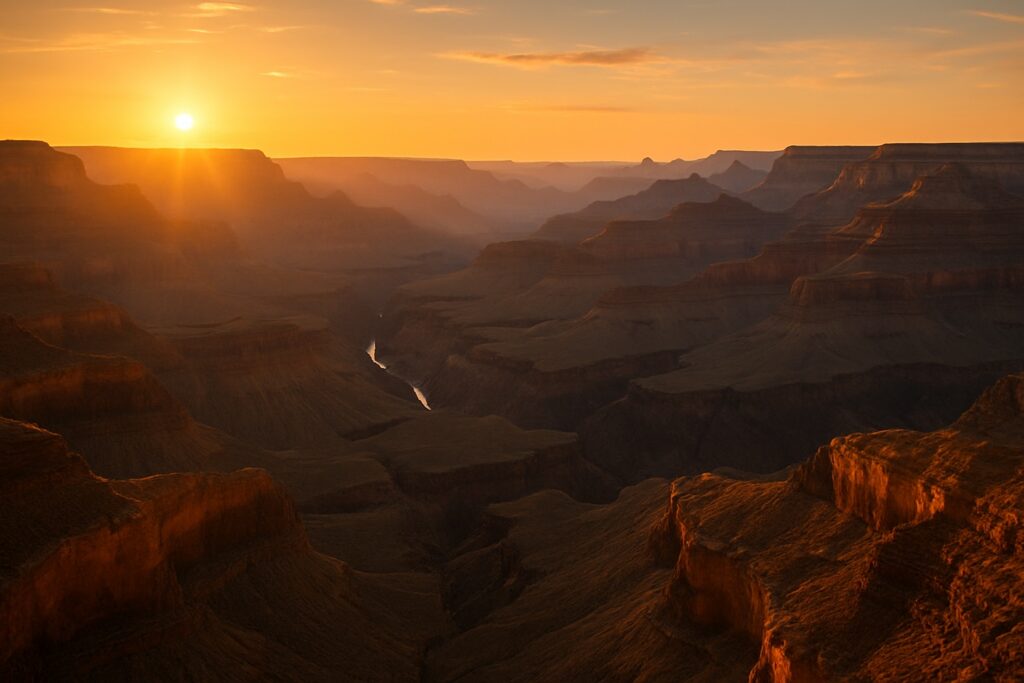 Grand Canyon bei Sonnenuntergang, USA