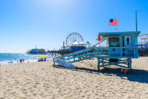 USA Kalifornien LA Strand