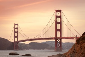 Golden Gate Bridge in San Francisco, Kalifornien Golden Gate Bridge in San Francisco, Kalifornien
