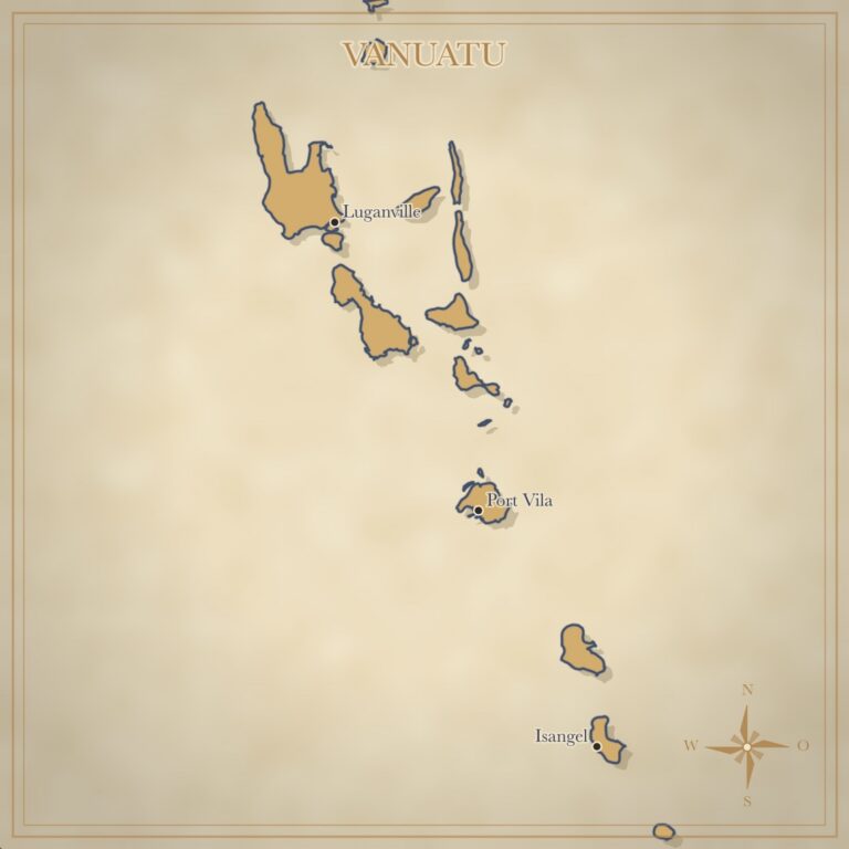 Landkarte Vanuatu