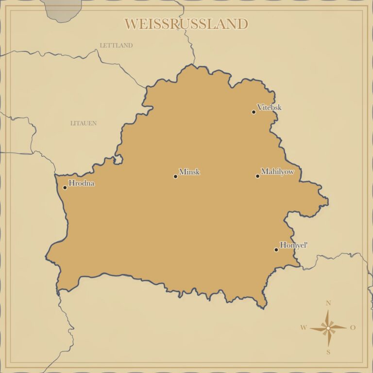 Landkarte Weißrussland