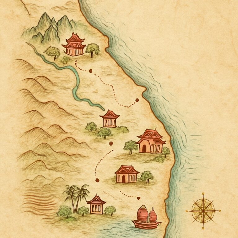 Landkarte Zentralvietnam