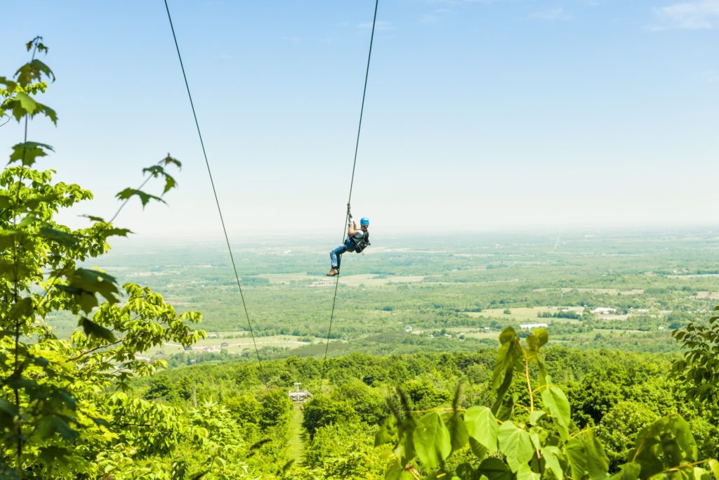 Ziplining