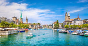 Zürich Fluss Limmat
